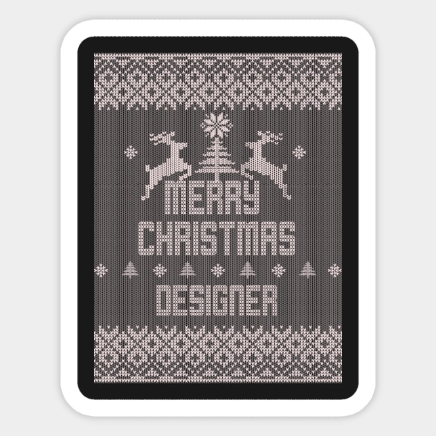 Merry Christmas DESIGNER Sticker by ramiroxavier